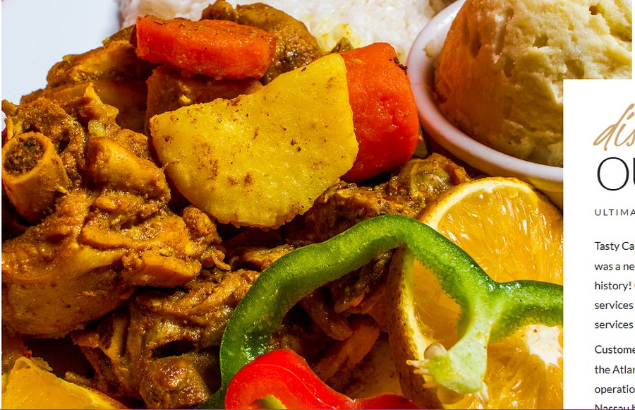 Curry Chicken at Tasty Caribbean Delights